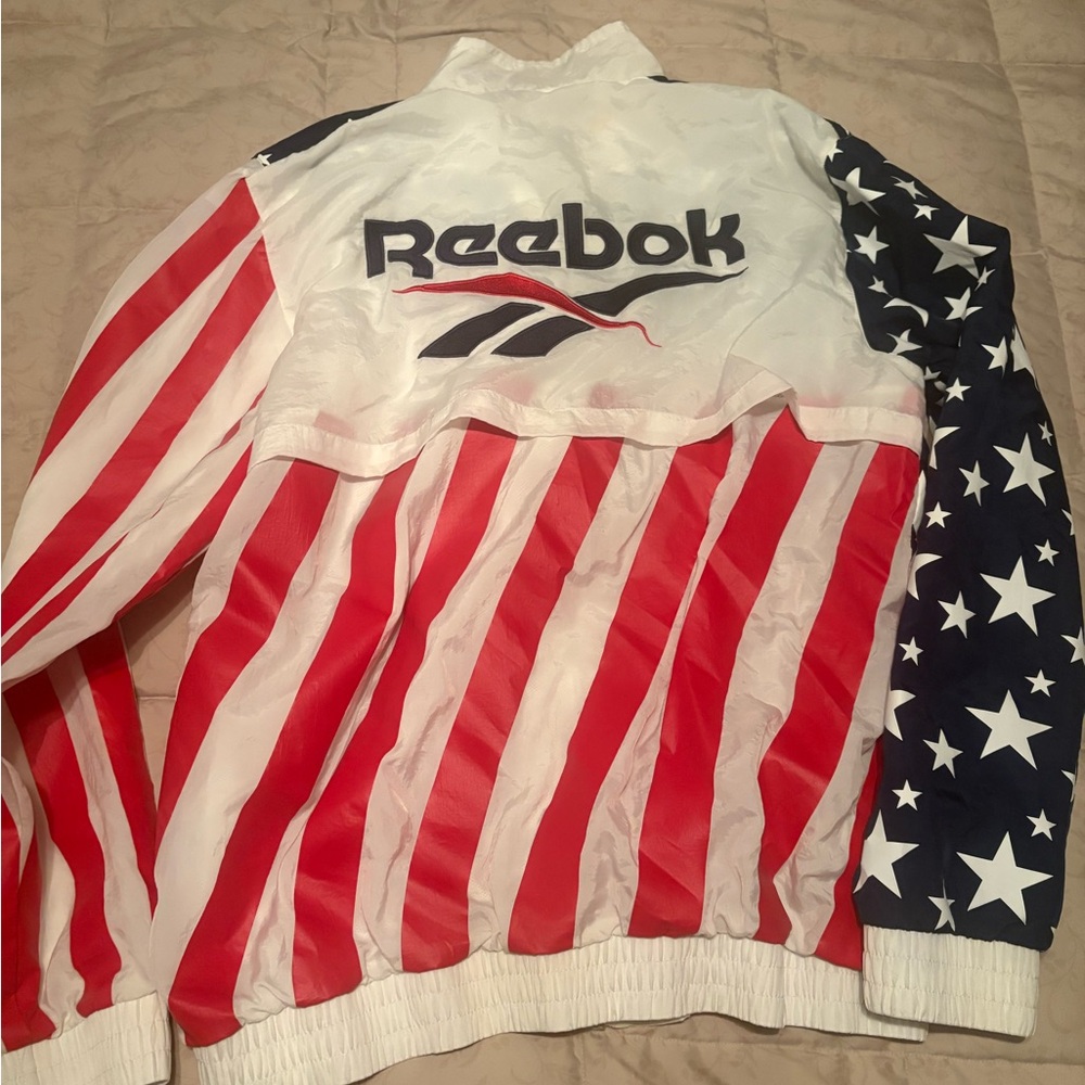 Reebok Dream Team White and Navy Jacket